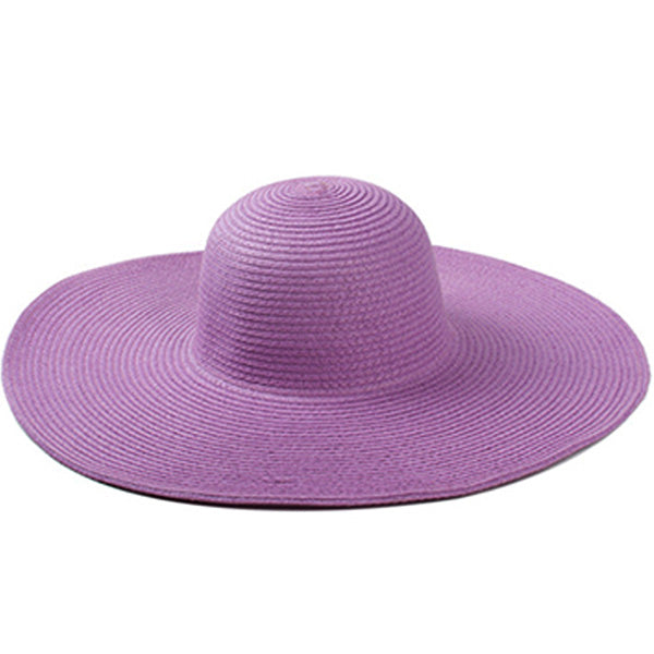 Floppy Foldable Beach Sun Hat-Lavender