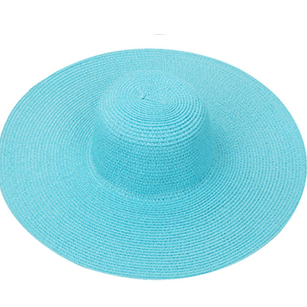 Floppy Foldable Beach Sun Hat-Lt.Blue